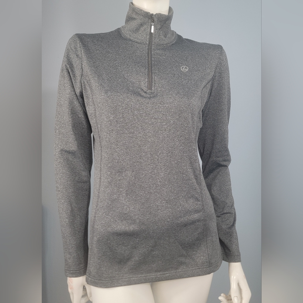 Luhta Hailluoto firstlayer slim fit half zip ski top gray size medium
